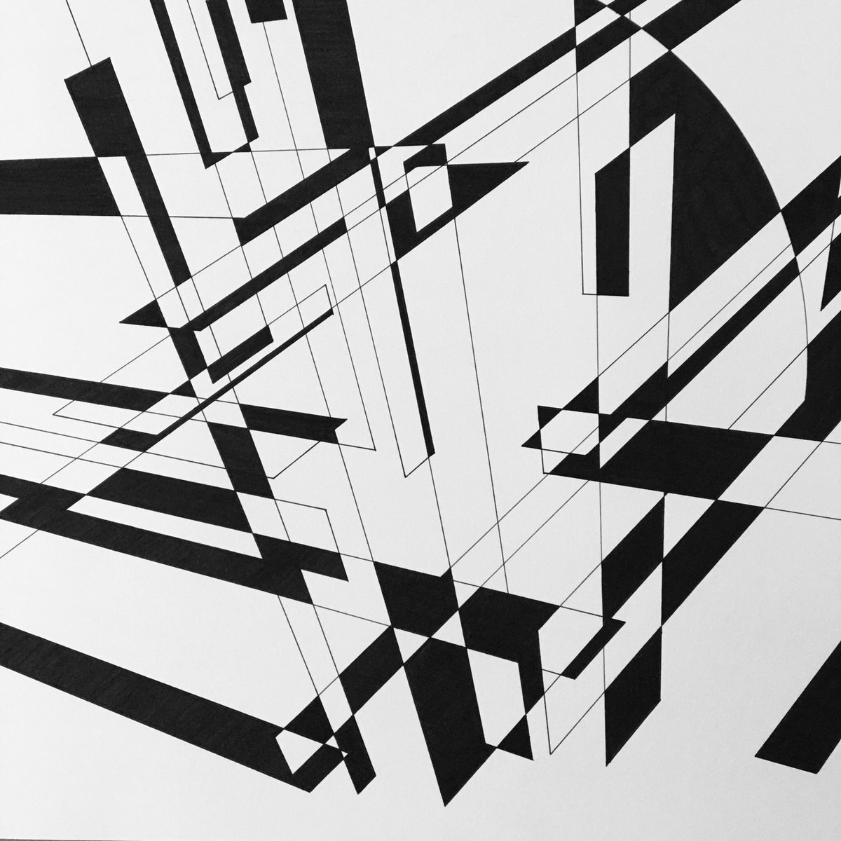 Sakodraw's tweet photo. Untitled 
ink on paper, 50 x 70 cm
sako

#geometric #geometricart #geometricabstraction #abstractiongeometric #abstractgeometric #geometricabstract #blackshape #shadow #blackshadow #shape #art #blackart #abstract #abstractart #sako https://t.co/BsgP2D12MY