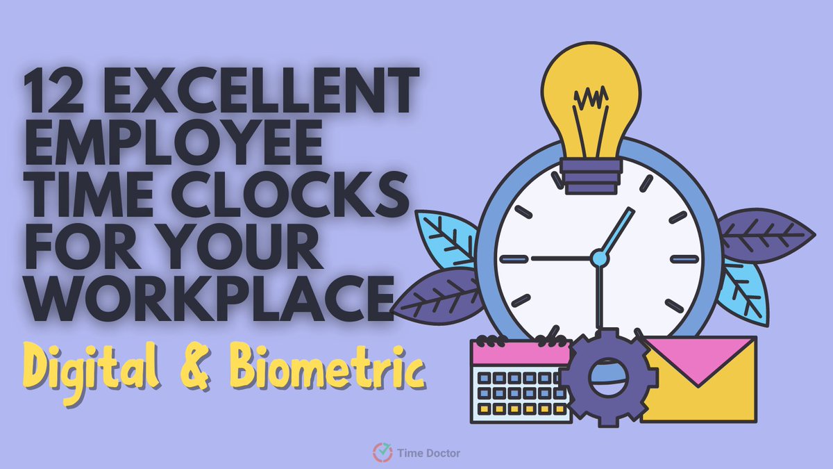 ManageYourTime's tweet image. Looking for an employee #timeclock⏰for your workforce❓
Check out these top1️⃣2️⃣handpicked #timeclocksoftware to select the best one for your business👉 bit.ly/315I115.