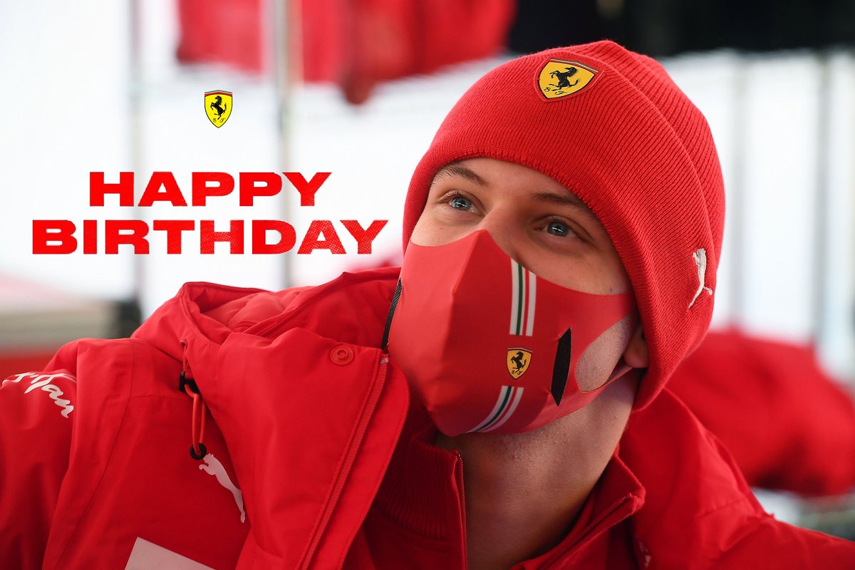 Scuderia_France's tweet photo. 🥳 Happy Birthday Mick ❤️

🎉 22 Ans aujourd'hui🍾

#essereFerrari🔴#Scuderia_France https://t.co/rvkm8WcTKw