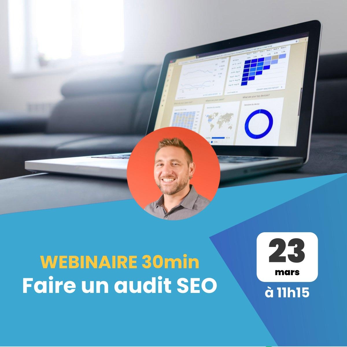 academy_num's tweet photo. Demain, de 11h15 jusqu'à 11h45, webinaire "Faire un audit SEO" avec Fabien

Afin d’optimiser ton site web pour un référencement naturel performant, il faut prendre en compte beaucoup de paramètres. Nous allons voir ensemble lesquelles

Inscription : https://t.co/bQKPzwi3Tt https://t.co/q9lRS8NSvB