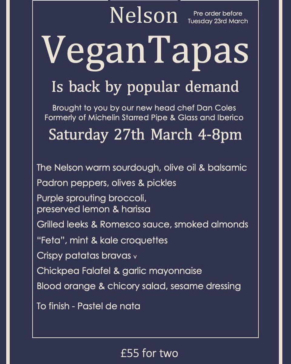 Back by popular demand! Tapas night coming this weekend, please call us to book yours 📞