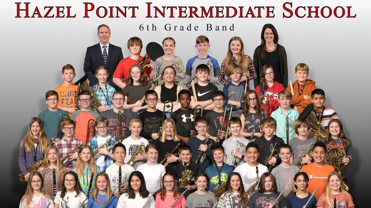 Hazel Point 6th Grade Band is one of only 4 ensembles in the state selected as an IBA Honor Band. The student’s award-winning performance will be presented at the Annual VIRTUAL Iowa Bandmasters Association Conference in May 2021 bit.ly/3vNwbqw

Congrats! #wearelinnmar
