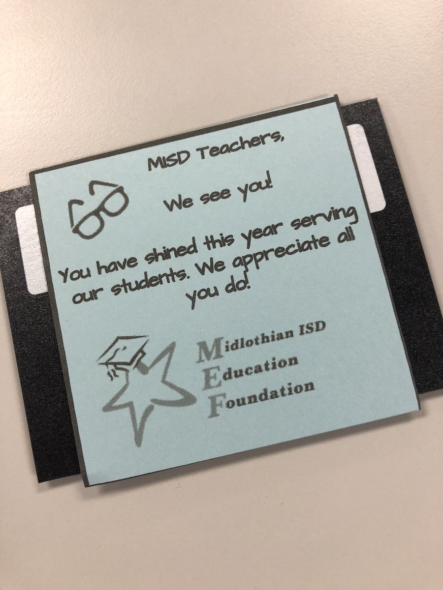 MrsPerryteaches's tweet photo. What an unexpected surprise! Thank you!  @MISDEdFound @Longbranch_Elem #misdproud https://t.co/i44spATp8y