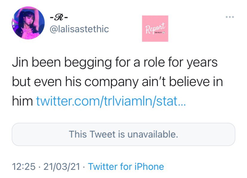 reportseokjin's tweet photo. REPORT and BLOCK! do NOT engage.

⛓https://t.co/4N8hSGNIIr 
⛓https://t.co/mkWqBGj1HE https://t.co/tHLkxyer1p
