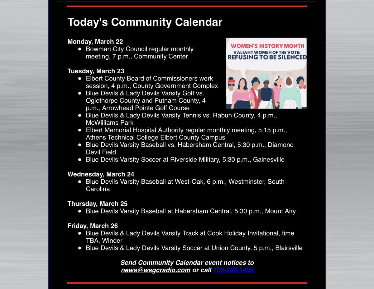 105.3 WSGC Radio tweet media