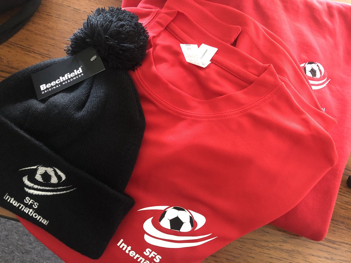 SFS_Soccer's tweet photo. Sending out our second batch of SFS gear to our new international students.
Thanks @FocusHygiene for the quick turnaround. https://t.co/pp01xc0SSK