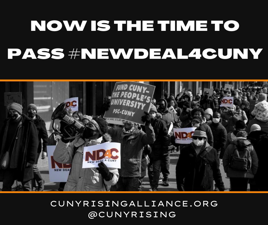 Amanda_J26's tweet photo. Now is the time for a #NewDeal4CUNY #InvestInOurNY #InvestInCUNY https://t.co/FZd1c2aJ2O