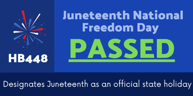mdhousedems's tweet photo. The House PASSED #HB448 making #JUNETEENTH a state holiday! https://t.co/1MEFR9ezb3