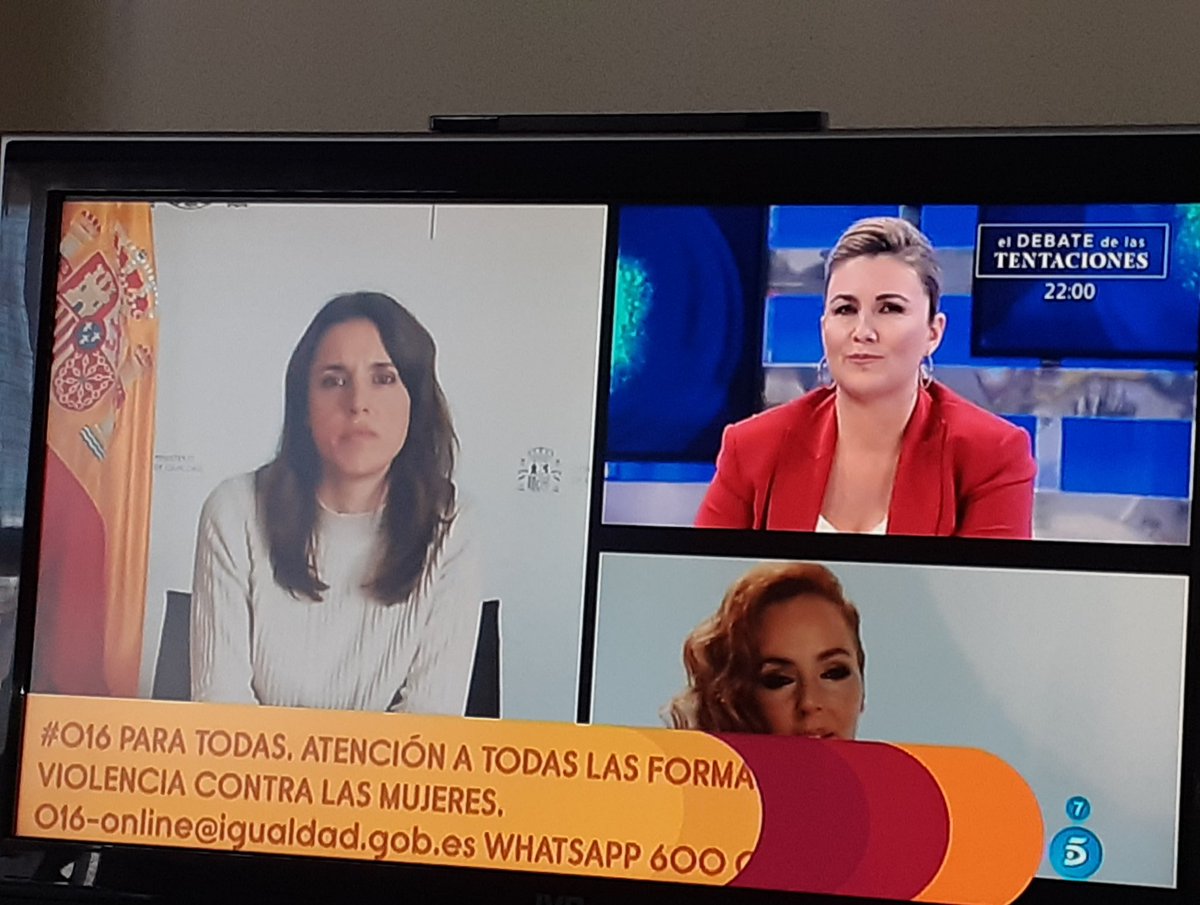 A esto se dedica ahora Irene Montero <a href="/IreneMontero/">Irene Montero</a>, a intervenir en Salvame para decir que el caso de Rociíto, es un caso claro de violencia machista.  Las decisiones judiciales se las pasa por el papo. 
Menos trabajar, lo que sea
#rocioyonotecreo