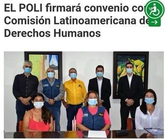 CLDHU's tweet photo. Firma de convenio interinstitucional Politécnico Colombiano “Jaime Isaza Cadavid” https://t.co/wmI0jO6ChO