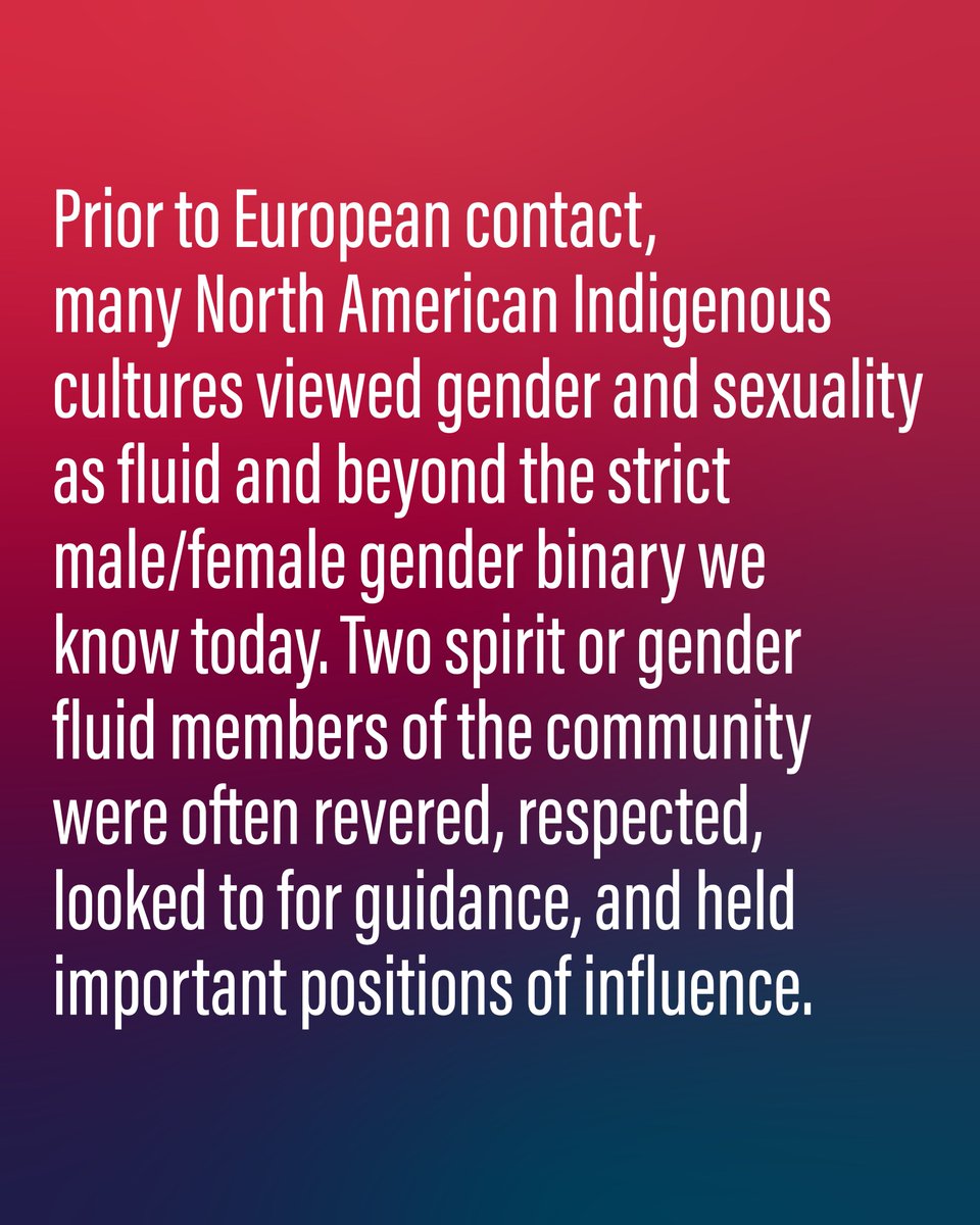 IllumiNative's tweet photo. We honor Two Spirit, Queer, Transgender and other gender identities that existed way before colonization. 

We acknowledge these experiences and voices during #WomensHistoryMonth https://t.co/x9gbK8Ueqz