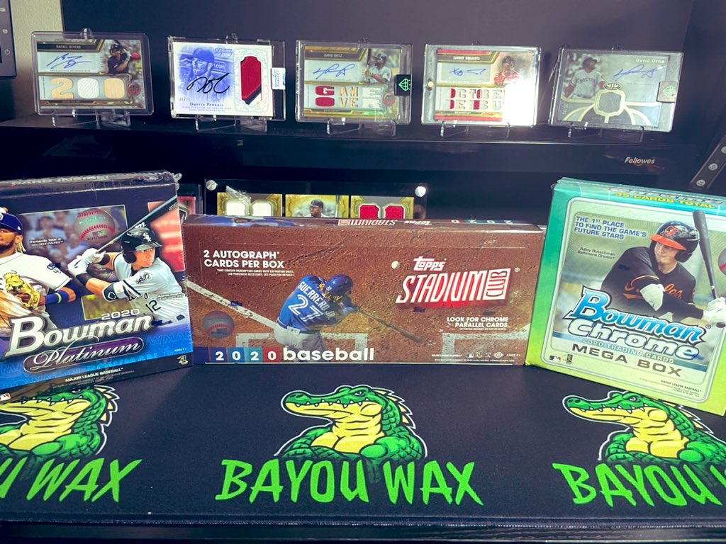 BayouWax's tweet photo. Monday’s are 💩....how bout a GIVEAWAY!

Rules are simple:
-Like
-RT
-Tag 2 friends

Winner picks prize.....giveaway ends April 1st!

Be sure to follow our Insta @bayou_wax for our only Insta giveaway following this one!

GOODLUCK! $0

@HobbyConnector @sports_sell @HiveCards https://t.co/VgJx1F8woF