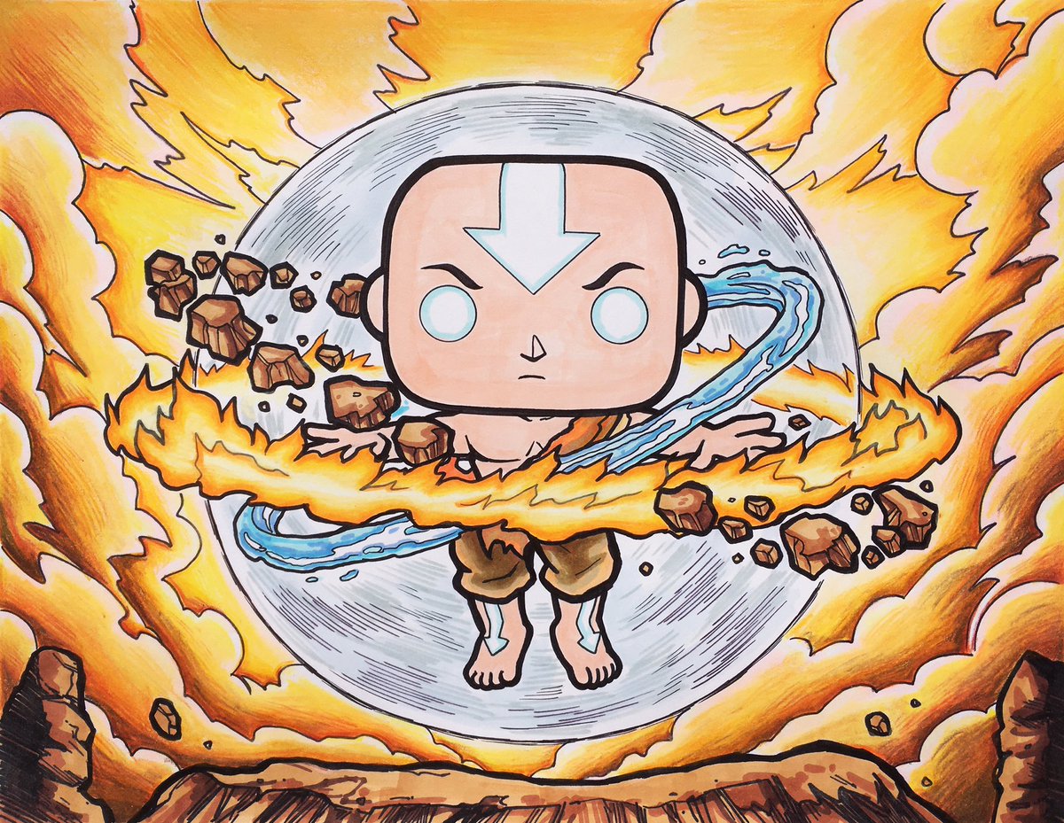 zeolee3's tweet photo. Aang's Avatar State 🔥🌪💧⛰

Aang Vs Fire Lord Ozai from Final Battle at Wulong Forest 

#funkoart [120]
#funko #avatarthelastairbender #thelastairbender #aang #nickelodeon #zacktylereisen #funkopopavatar #aangavatarstate #thelegendofkorra #funkodrawing https://t.co/J5iFUo0vLM