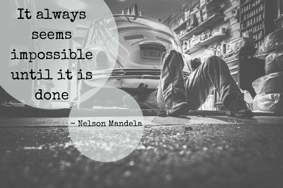 crainmazda's tweet photo. It always seems impossible until it is done. - Nelson Mandela #MotivationMonday https://t.co/lyNe5YFXa0