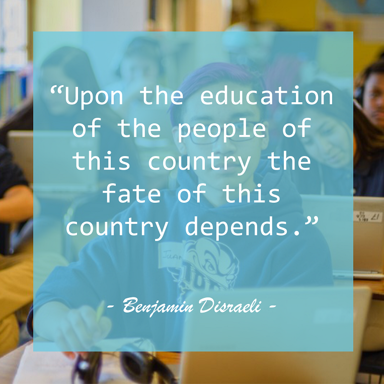 FABrightFuture's tweet photo. “Upon the education of the people of this country the fate of this country depends.” - Benjamin Disraeli
#FABFuture #Scholarships #Education https://t.co/y170WVmy3k