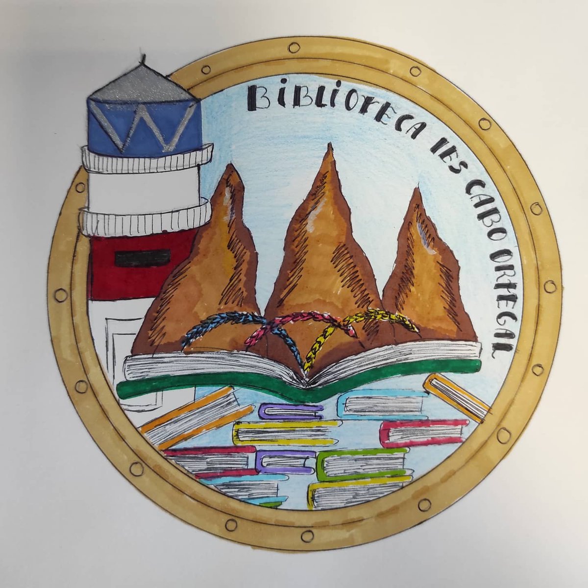 ortegalendo's tweet photo. 🗣️🗣️ NOVO LOGOTIPO DA BIBLIOTECA!

Chegou o día! Velaquí o traballo gañador do noso #concurso de logotipos, que se converterá na nova imaxe da Biblio!! É unha obra de Mónica L. Rodríguez (4º ESO) 👏🏼👏🏼👏🏼

#ortegalendo #artistas #bescolaresgal https://t.co/Qh0MJXYDJT