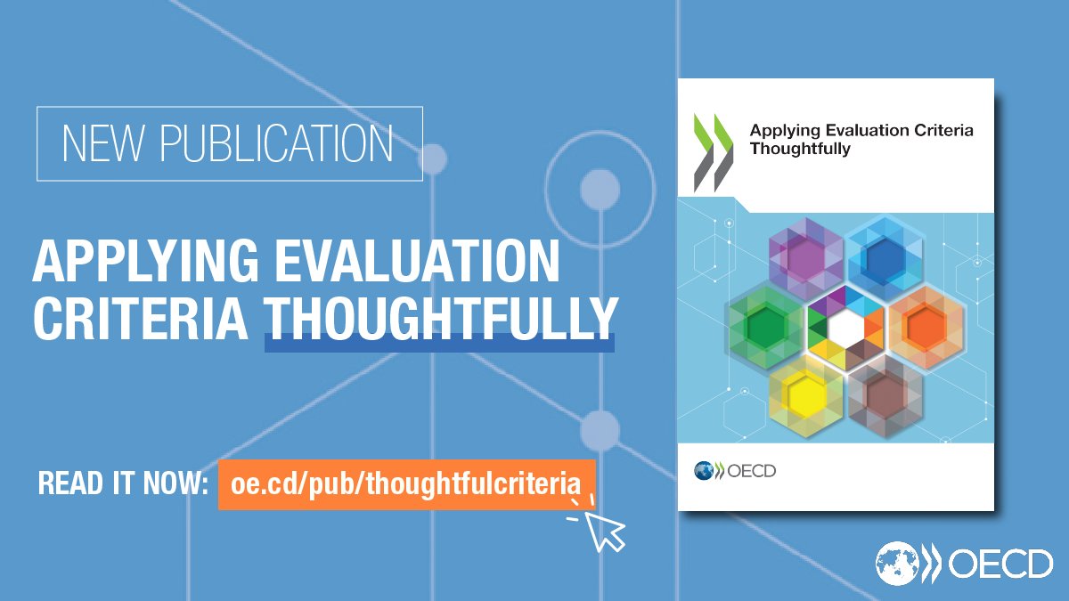 OECD_EVALNET's tweet photo. 🥁You've been waiting and the #EvalCriteria guidance is now out! ⚡️ 
This new publication: 
📋defines and explains the 6⃣ criteria
⚒️expands on the 2⃣ principles to help you adjust them to your context
🎯 provides real life examples! 

Read it now! 👉 https://t.co/zRzwbstTc9 https://t.co/lDY8PIxyov