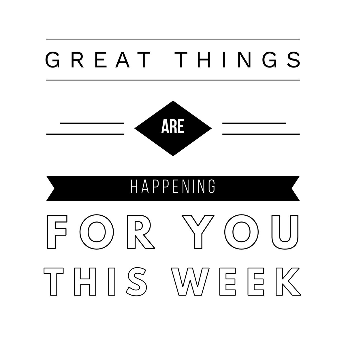 Great things are happening for you this week.  Don’t worry and don’t fret.  It’s going to happen. 
#greatthings  #expectations #believe #thisweek #trusttheprocess #winningmindset  #motivation  #inspiration   #mindset  #mondaymotivation  #happiness