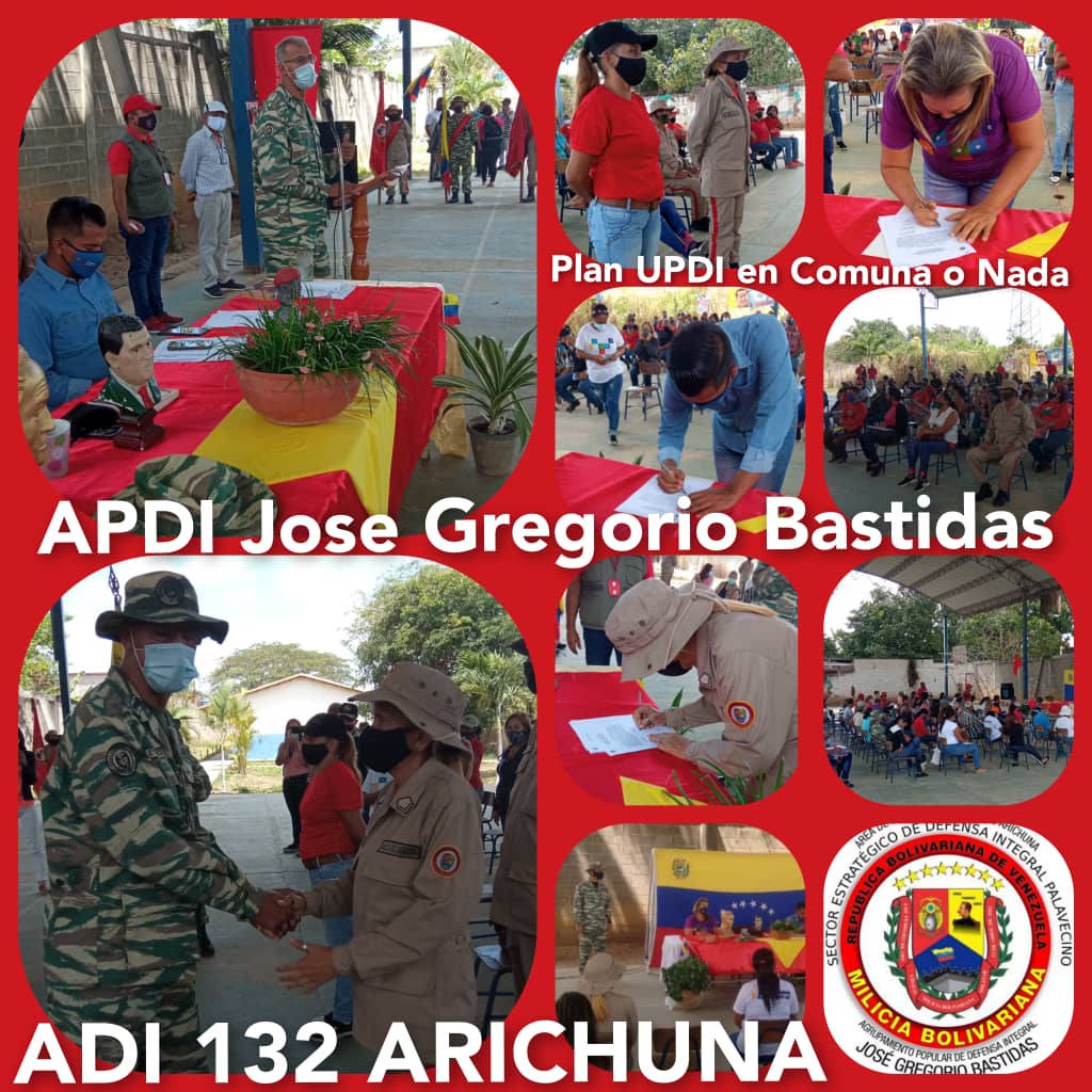 Apdijosegregor1's tweet photo. El #21Mar en el Plan #UPDI Comuna o Nada" por instrucción del @cmdtemiliciab1 #ADI @132arichuna con 167 combatientes @Milicia_B1, juramentacion Cmdte UPDI #APDI @Apdijosegregor1 cumpliendo con la misión de organizar, concientizar  desde #BPDI Zanjón Colorado https://t.co/uPCXqXHAyB