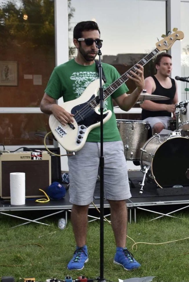 CASPunkBand's tweet photo. Happy Birthday to our Bass Master General, Sam! Also apparently known as “Adam” by our drummer’s phone. https://t.co/ontWDLB4c1