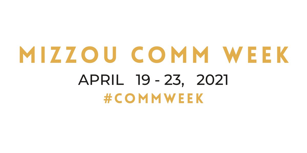 MizzouComm's tweet photo. Stay tuned for our upcoming COMM Week in April. Lots of fun events to join! #COMMWeek https://t.co/KNmlZunzmd