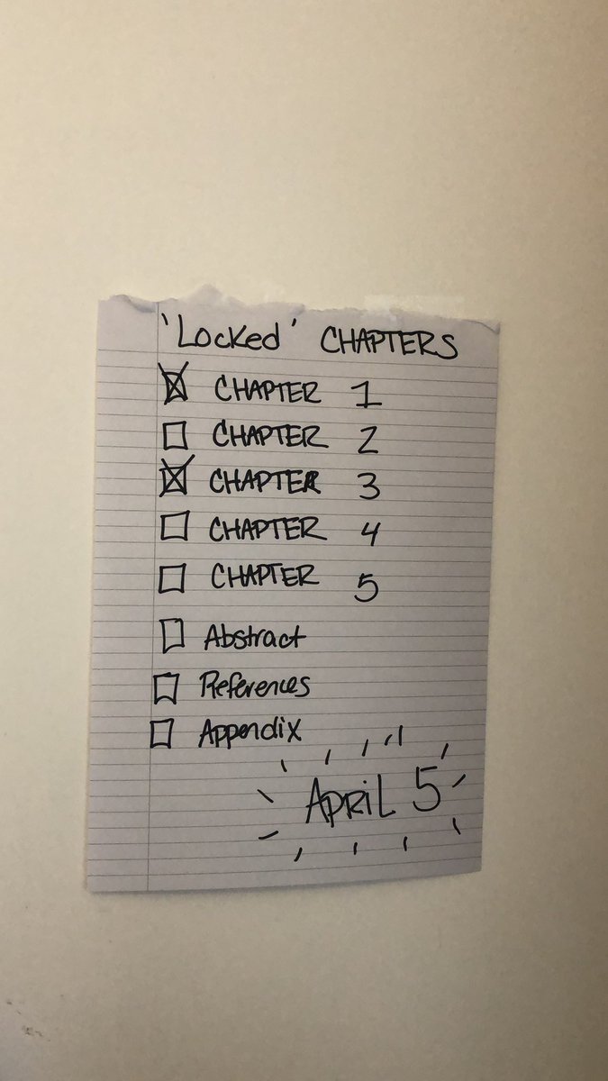 Eye on the prize. #dissertation #2weeks