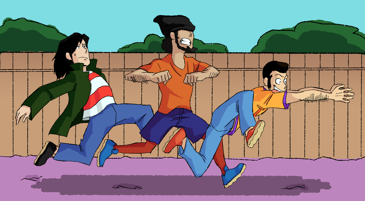 Revolet1's tweet photo. A crossover between two of my favorite show from ym childhood. Lupin the 3rd and Ed, Edd, and Eddy! https://t.co/Cl4N28VVdM