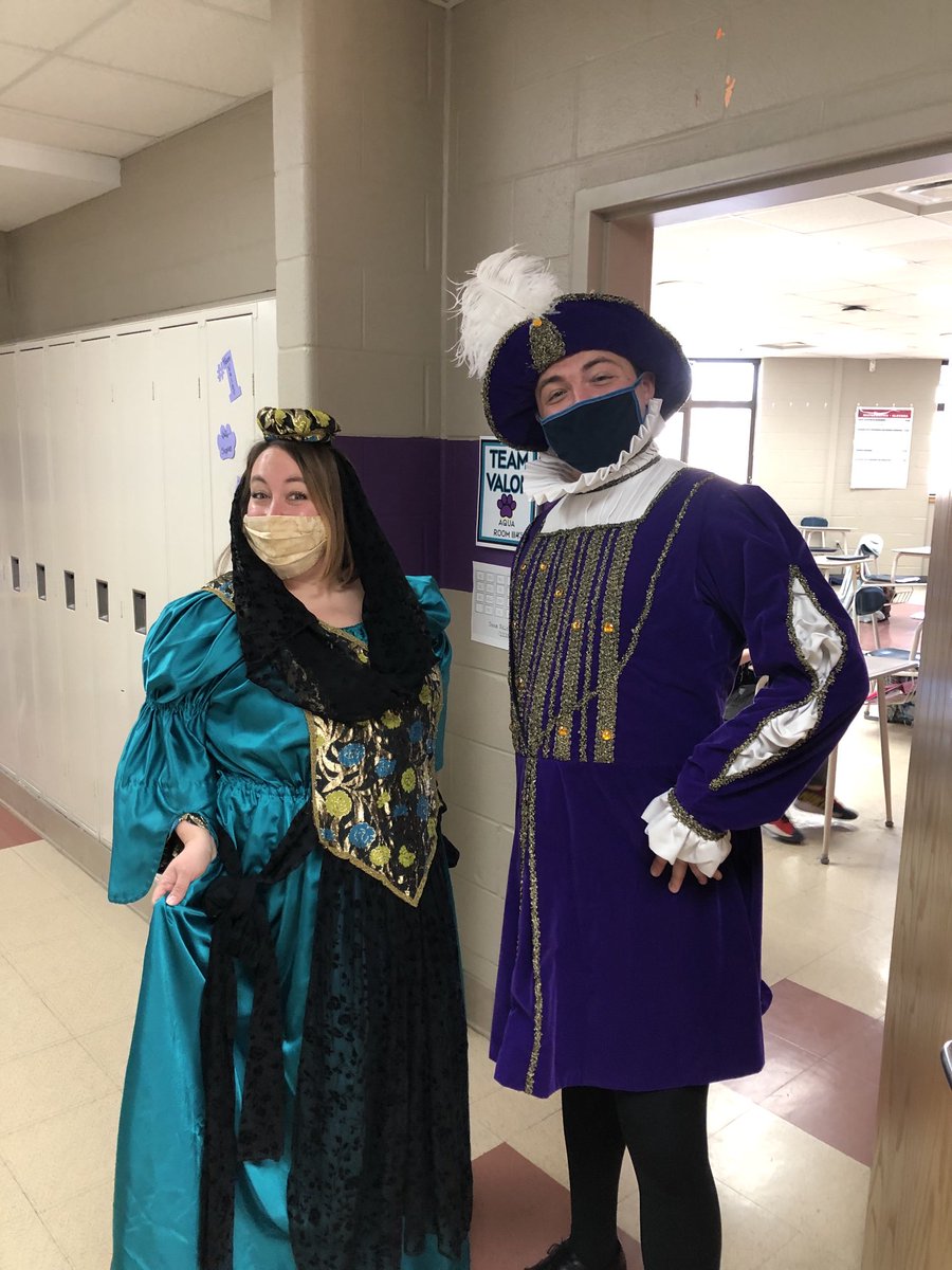 Some pretty amazing colleagues dressed and ready for the Renaissance!!