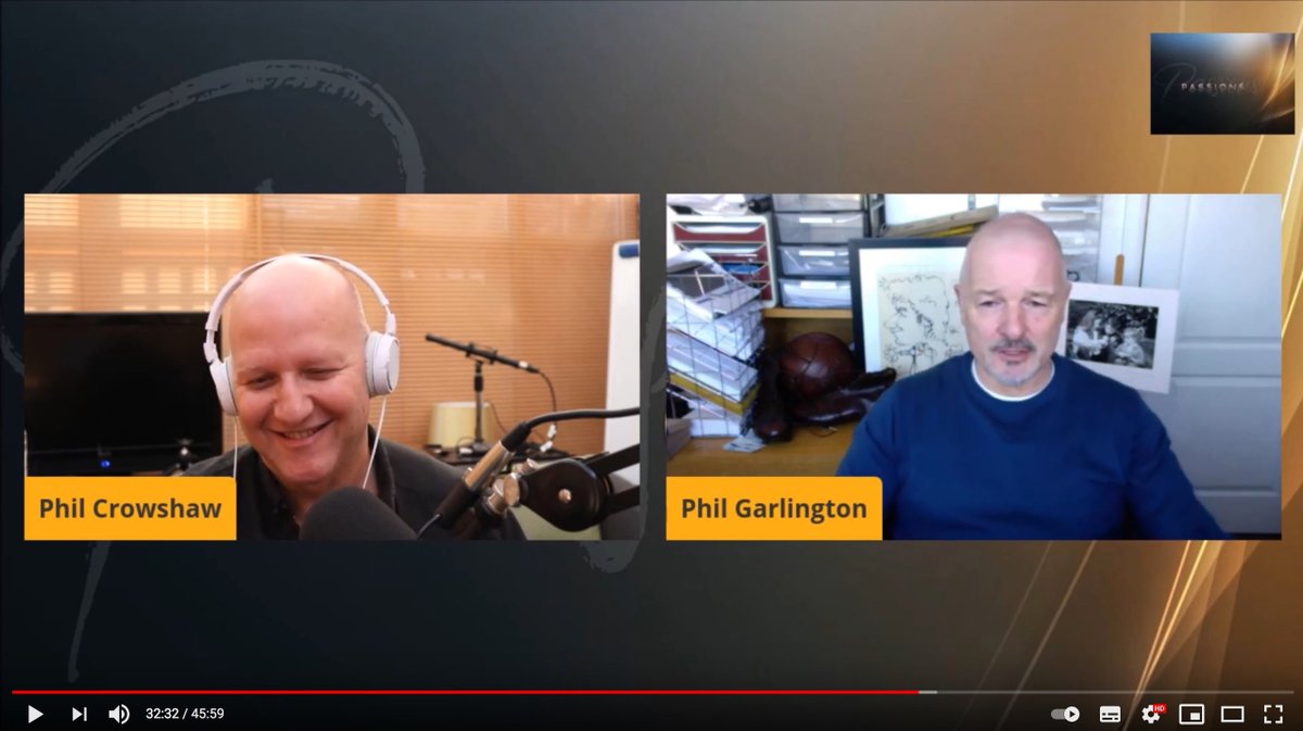 For those of you who might possibly want to know more about me, or for those of you who already think you know everything, watch this.  Thank you to Philip Crowshaw from Passions for this interview.    youtube.com/channel/UCfhVL…