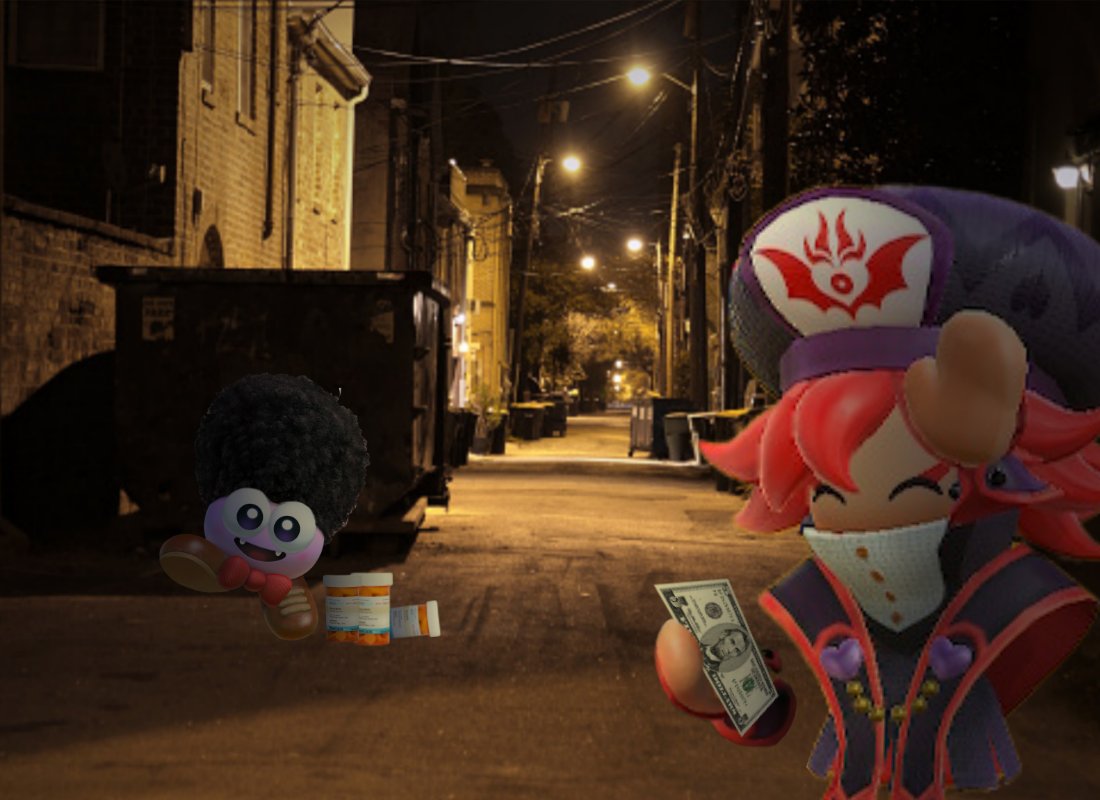 just stole hyness' medicine (the stuff he uses to "keep his hair") and sold it on the street because I don't even care 😎