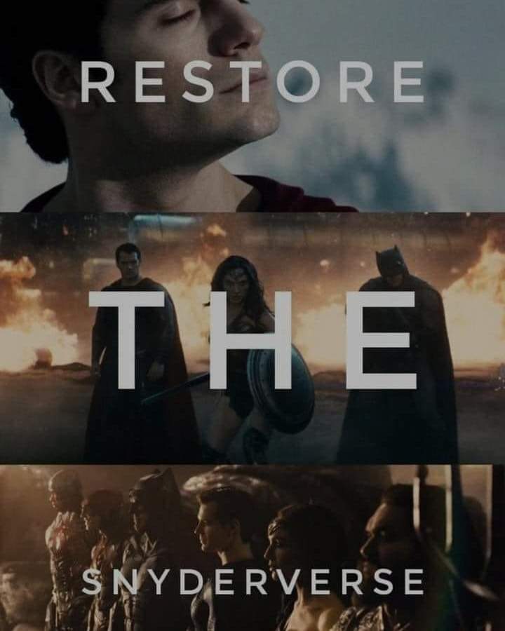 PaganStarlin's tweet photo. #restaurethesnyderverse #SnyderCut #Batman #superman #Flash #WonderWoman #SnyderCut #RestoretheSnyderVerese https://t.co/3D56mspXnw