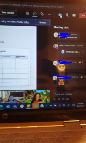 cnasserghodsi's tweet photo. When your colleagues get virtual bear hugs for a job well done. Shout out to @Ashaakka and @H_LoxstonBaker for their work on Ready to Learn, a leadership/hybrid teaching program based on the #microsoft #ETF. This session was on digital strategies. PM to learn more. https://t.co/JC5KmLA6PI