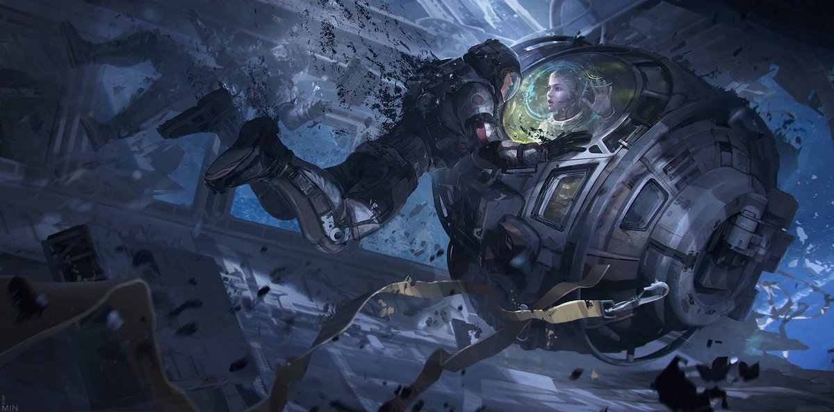 "Anomaly" Personal work from 6 years ago.  
#digitalart #conceptart #scifi #drawing #illustration #nftart #cryptoart