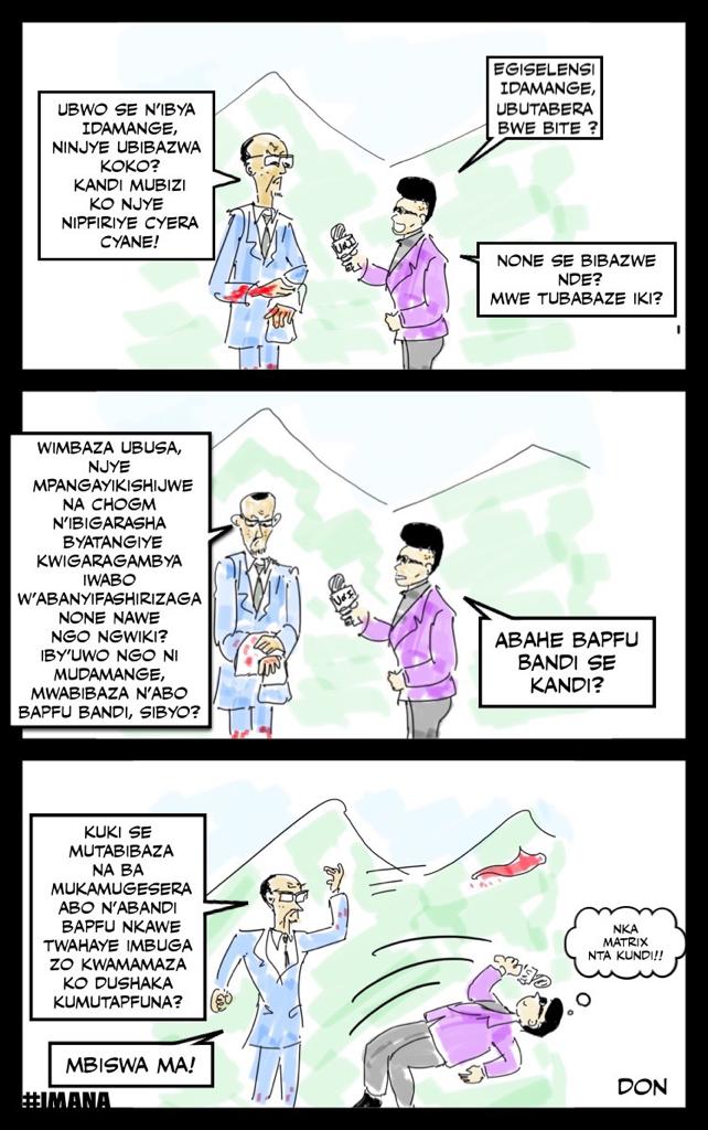 U&amp;I #interviews Egiselensi. There is a dictatorship in #Rwanda by #Kagame and #Rwandans are demanding justice through #rwandanglobalprotest #CHOGM2021 end your support to dictatorship #Justice4Idamange #FreeRusesabagina #FreeRwanda #Imana