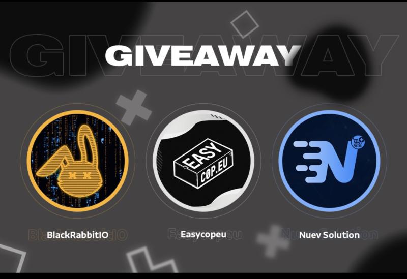 🥳🥳GIVEAWAY TIME🥳🥳
📢24h giveaway📢

- <a href="/BlackRabbitIO/">BlackRabbitIO</a>  1x renewal key
- <a href="/easycopeu/">EASYCOPEU</a>  1x renewal key
-<a href="/NuevSolution/">Nuev</a>  1x Key

✅Follow all accounts
❤️this post
🔁Retweet
🤝tag 1 friend