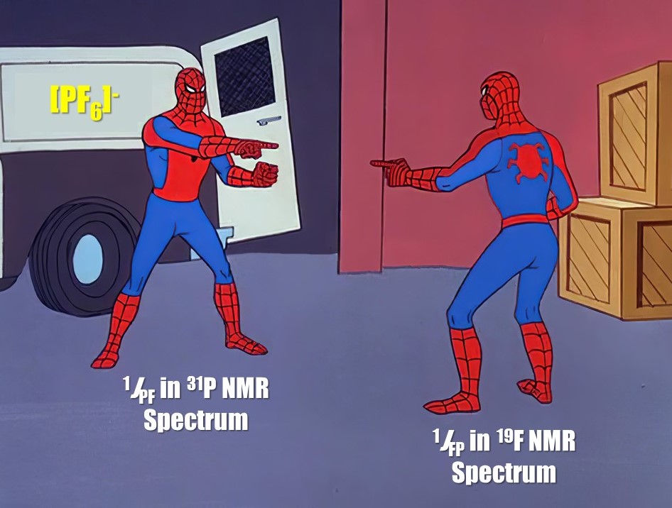 Quite happy with the meme I made for my multinuclear NMR lecture