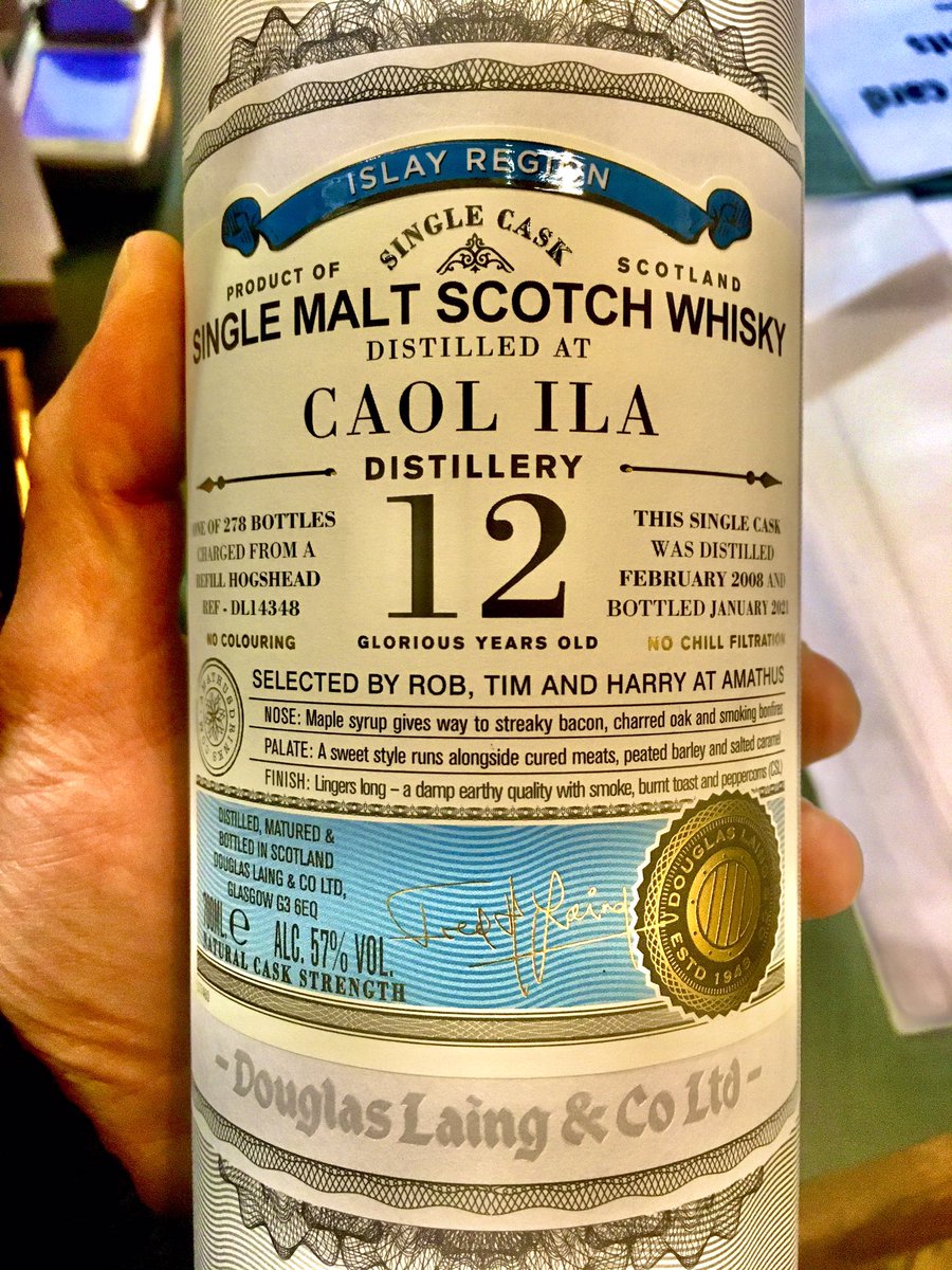 Amathus City (@amathuscity) on Twitter photo Hello whiskey heads! Amathus just received this special Caol Ila 12 cask strength Old Particular by Douglas Laing & Co. It is a special limited Amathus release with only 278 bottle. đ„ Cheers! <a href="/AmathusCity/">Amathus City</a> <a href="/LeadenhallMkt/">Leadenhall Market</a> #whisky #islay #scotch Hello whiskey heads! Amathus just received this special Caol Ila 12 cask strength Old Particular by Douglas Laing & Co. It is a special limited Amathus release with only 278 bottle. đ„ Cheers! <a href="/AmathusCity/">Amathus City</a> <a href="/LeadenhallMkt/">Leadenhall Market</a> #whisky #islay #scotch