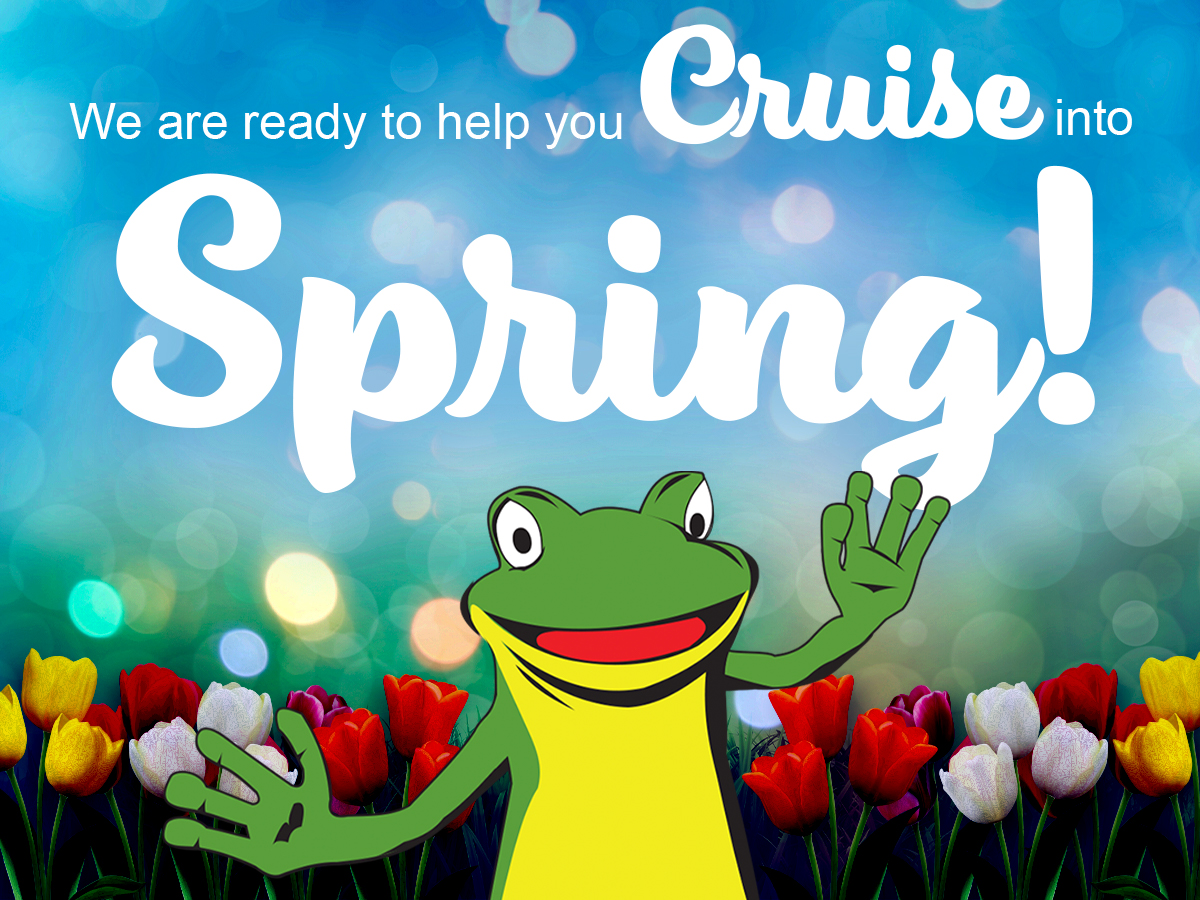 The first day of spring has finally sprung after a long winter and we're ready to help you cruise into these warm, sunny months behind the wheel of something new!