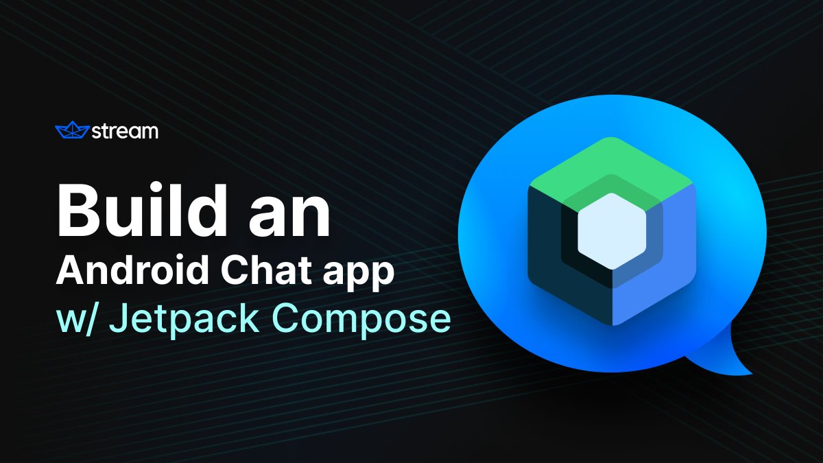 zsmb13's tweet photo. New article now out: a tutorial for building a functional chat app with #JetpackCompose and @getstream_io!
https://t.co/SpfS3KhdTa

Detailed, step-by-step guide. Contains a lot of small tips about Compose APIs along the way. Feedback welcome!

#AndroidDev #GDE https://t.co/0R8GP79WI3