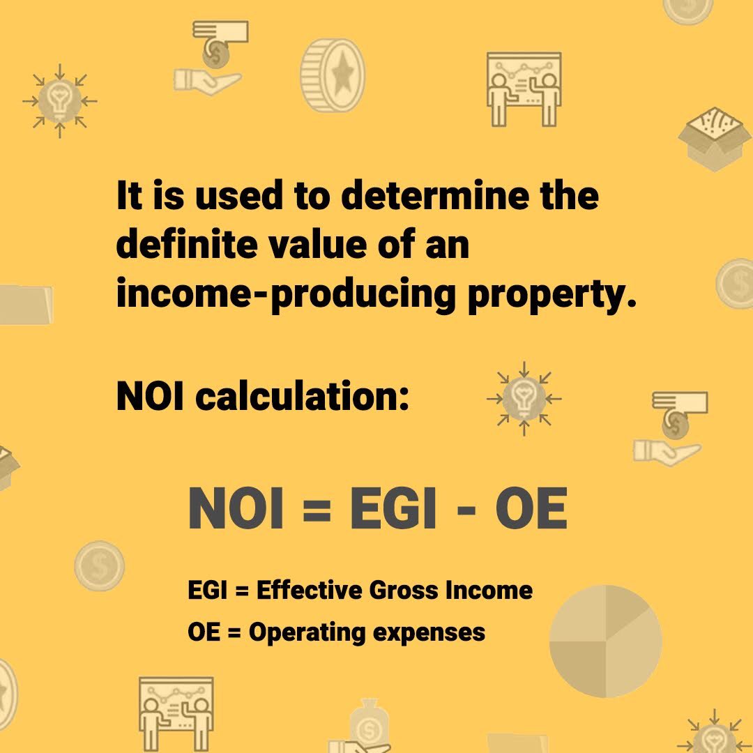 PauRvp's tweet photo. NOI is a value method that aids real estate investors determine the capitalization rate to evaluate a property’s value. This helps investors to compare several properties that they may be thinking about buying or selling.  #valuatec #TecSocialLab #consciousinvestment https://t.co/ELFvOKag94