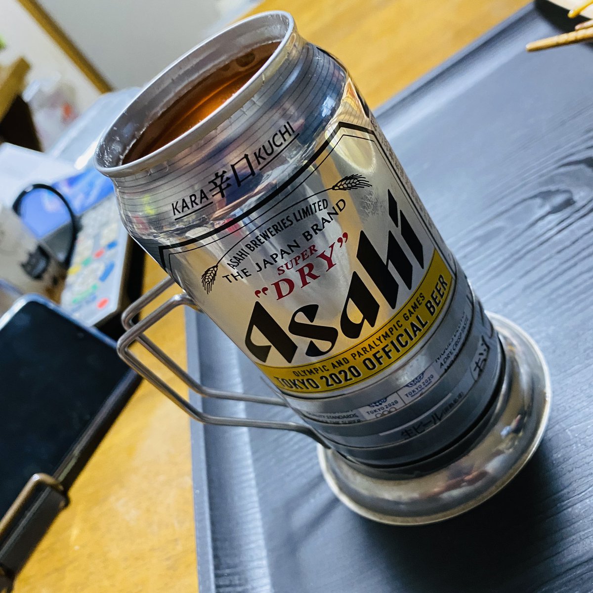 doghouse_ta2's tweet photo. アサヒスーパードライ生ジョッキー缶
販売待てなくてスーパードライで真似てみた。
#アサヒ
#アサヒスーパードライ
#スーパードライ
#アサヒスーパードライ生ジョッキ缶
#アサヒビール
#生ジョッキ
#���手
#気分はジョッキ生
#AsahiSUPERDRY
#Asahi
#SUPERDRY https://t.co/tlpmDvAm5X