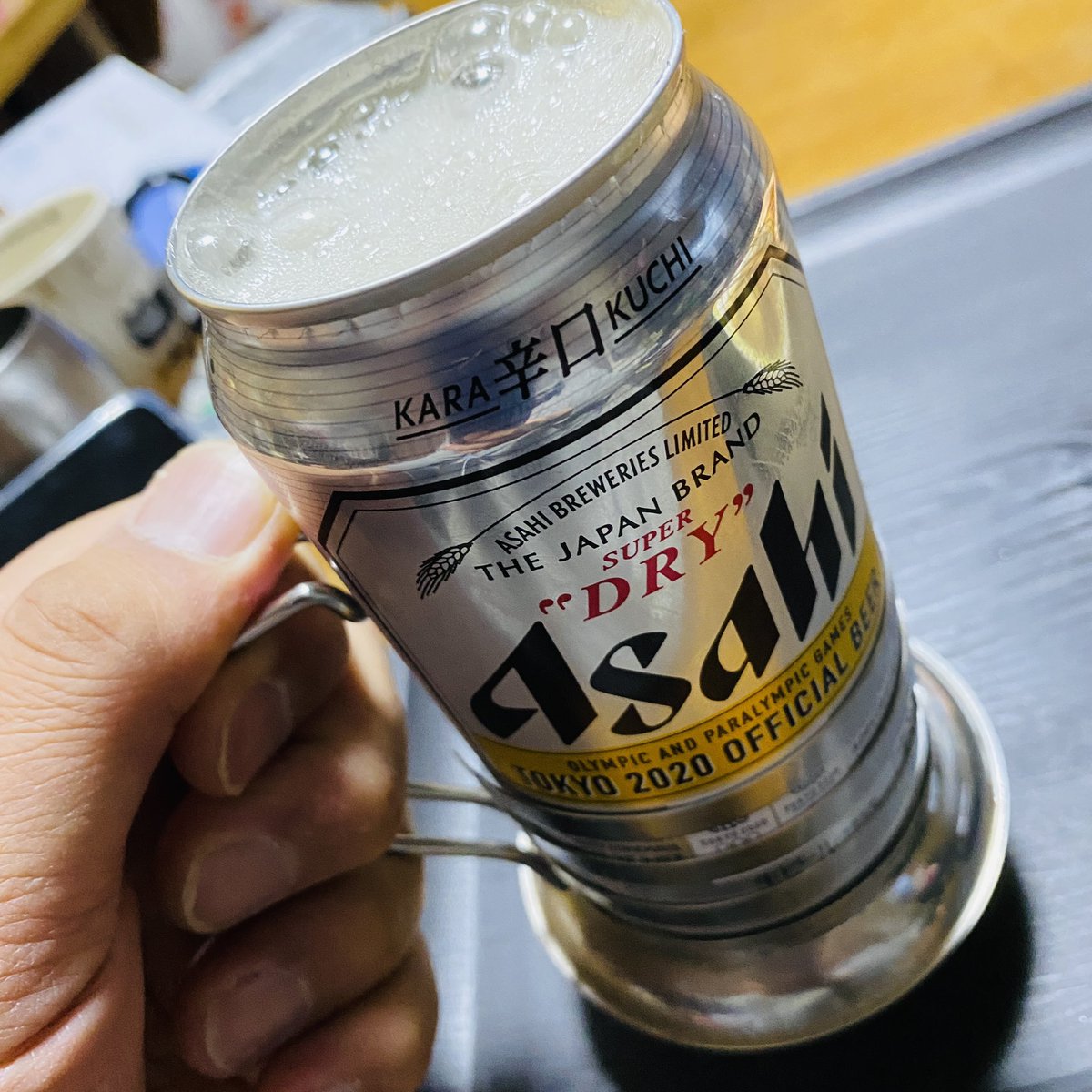 doghouse_ta2's tweet photo. アサヒスーパードライ生ジョッキー缶
販売待てなくてスーパードライで真似てみた。
#アサヒ
#アサヒスーパードライ
#スーパードライ
#アサヒスーパードライ生ジョッキ缶
#アサヒビール
#生ジョッキ
#���手
#気分はジョッキ生
#AsahiSUPERDRY
#Asahi
#SUPERDRY https://t.co/tlpmDvAm5X