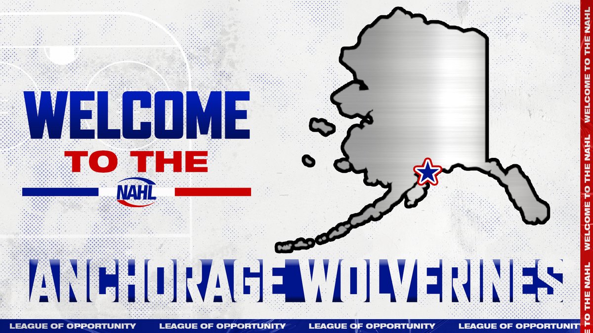 NAHLHockey's tweet image. Breaking News: #NAHL team in Anchorage, Alaska approved for the 2021-22 season, as we welcome the Anchorage Wolverines (@anchoragewolve1). Story: nahl.com/news/story.cfm…