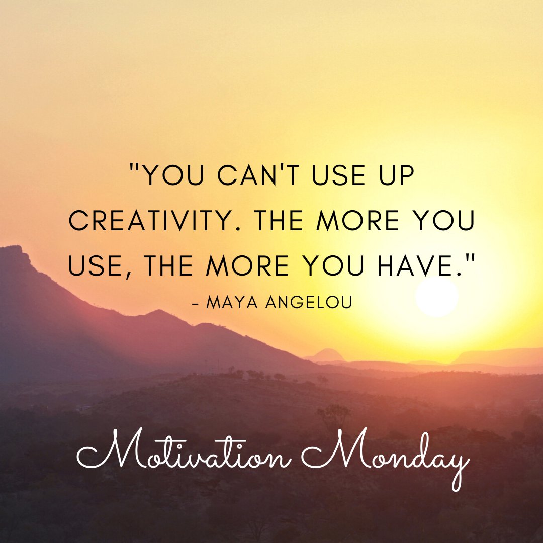 UnionStuAct's tweet photo. #MotivationMonday "You can't use up creativity. The more you use, the more you have." - Maya Angelou

#UnionStuAct #UnionGetInvolved #UnionCollege https://t.co/aZU69f8RFI