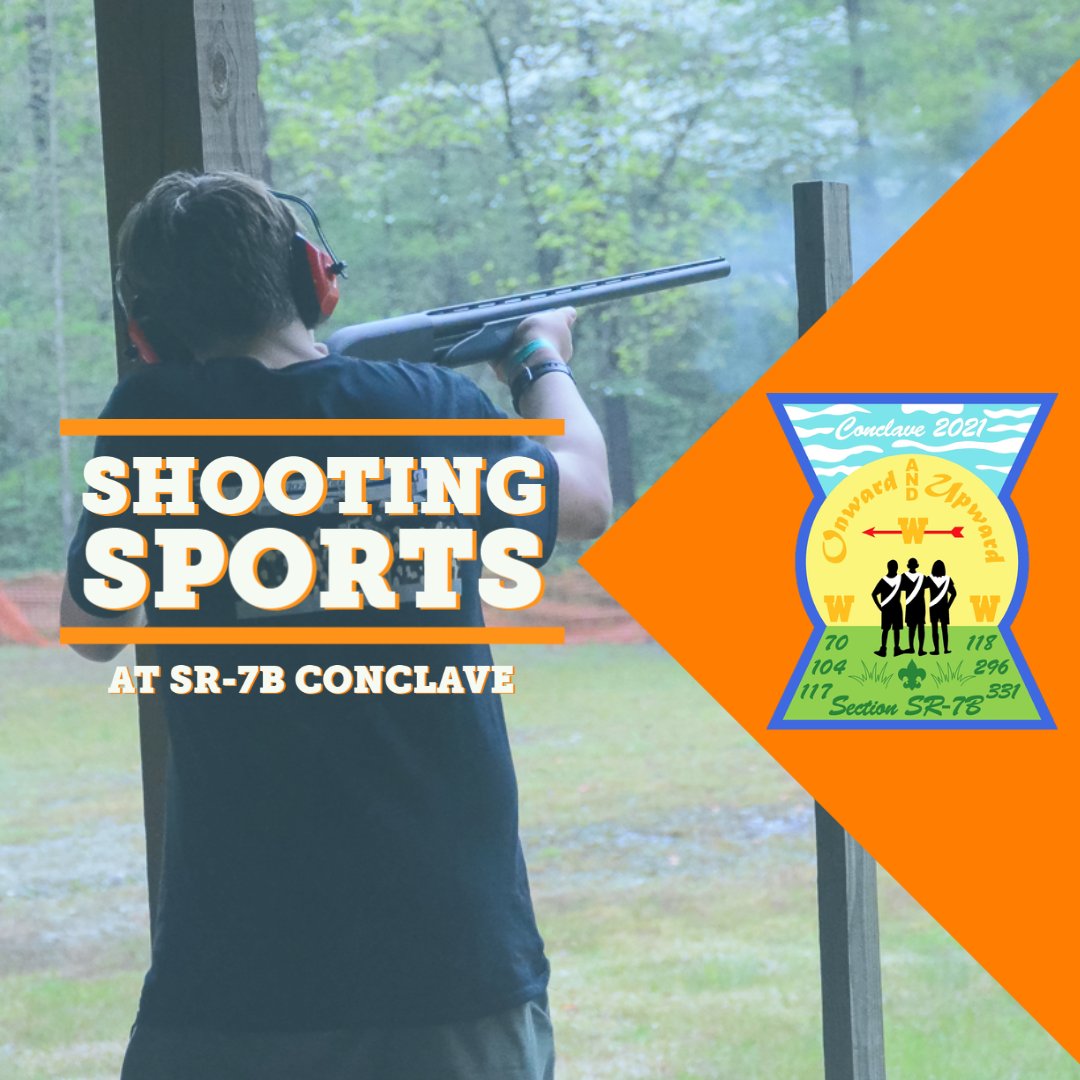 oalodge70's tweet photo. Check out the Section SR7B Conclave Shooting Sports program area. Try out shotgun, rifle, chalk ball, and archery.

Register by March 23rd at https://t.co/8AQohZyGrv https://t.co/6OwYqolxMu