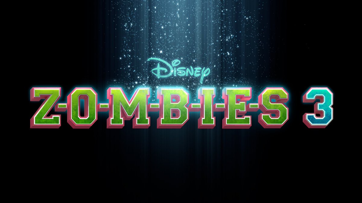 DisneyChannel's tweet photo. The zoms, poms and werewolves are about to team up to face a threat of galactic proportions. Are you ready for #Zombies3?!!! #ItsHappening #ShootingThisSpring https://t.co/BeEigcLk3s