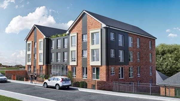 BronAfon's tweet image. Check out this artist’s impression of our £3.3 million development at the former Kingfisher pub in Cwmbran.  It&apos;s a partnership with @WG_Communities   @torfaencouncil  @AneurinBevanUHB  and @BoardGwent   to build 19-homes with care and support  on site 24 hours a day.