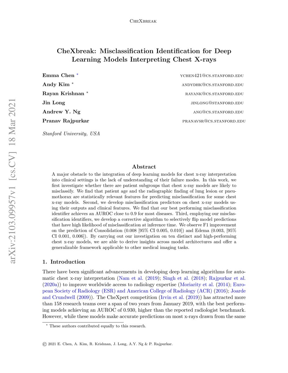 Pranav Rajpurkar tweet media