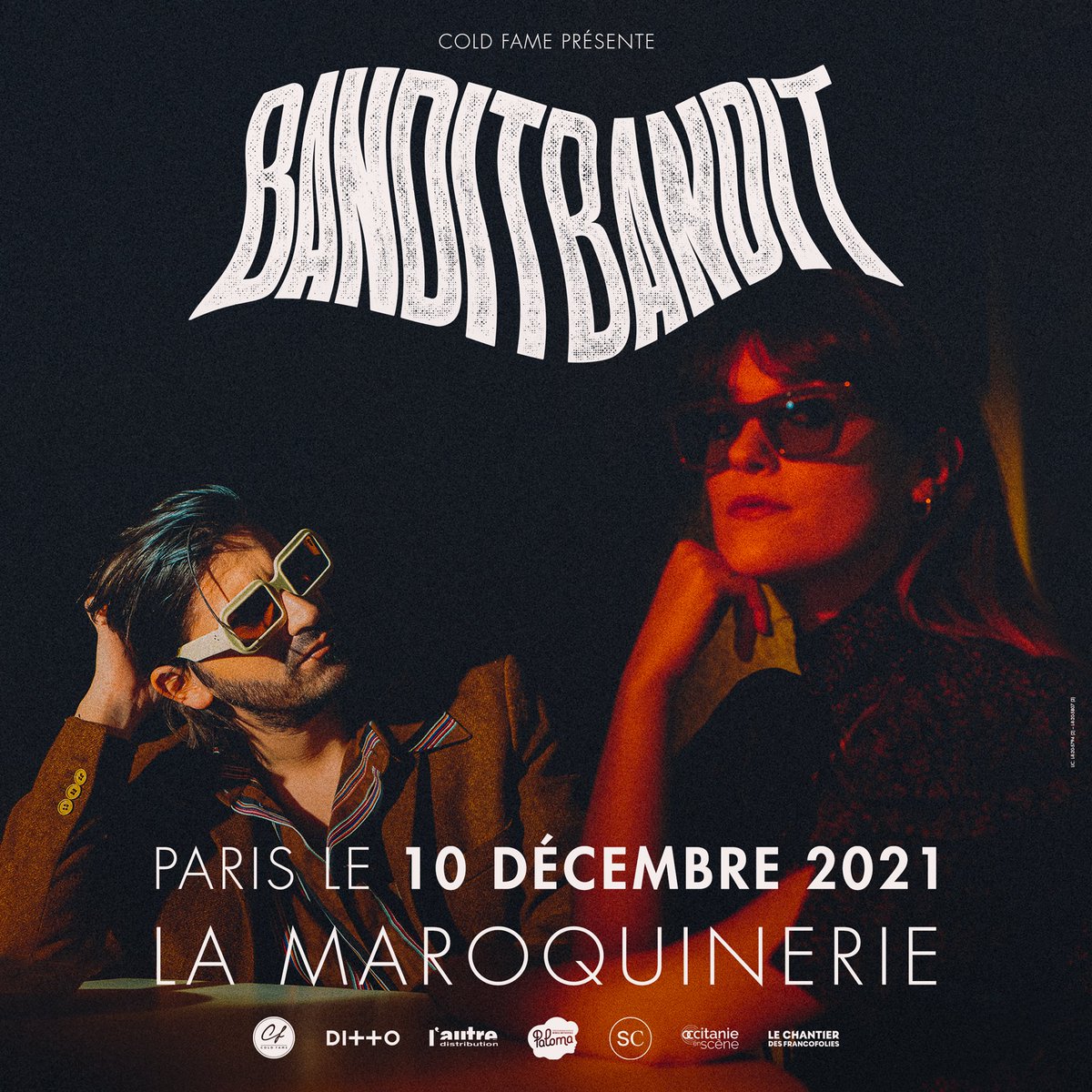 🔥 Pour leur première headline parisienne, Bandit Bandit vous donne rendez-vous à La Maroquinerie le 10 décembre prochain ! 

La billetterie est ouverte : bit.ly/banditbanditla… ! 🎟