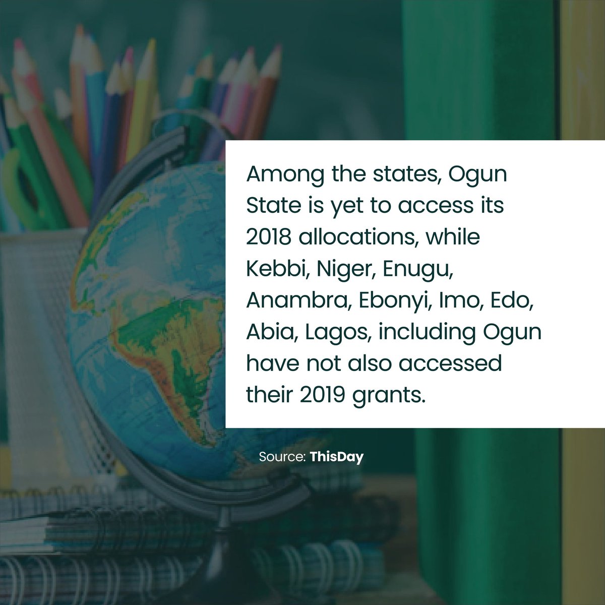 ymonitorng's tweet photo. lackadaisical efforts in fixing the deteriorating public schools.
What do you think is the cause of this nonchalance?
#YMonitor
#DataOfTheWeek https://t.co/6IIz9Gc2Tn
